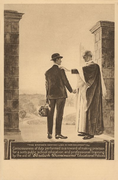 Das Schicksal des Reiches liegt in ihren Kindern von English School